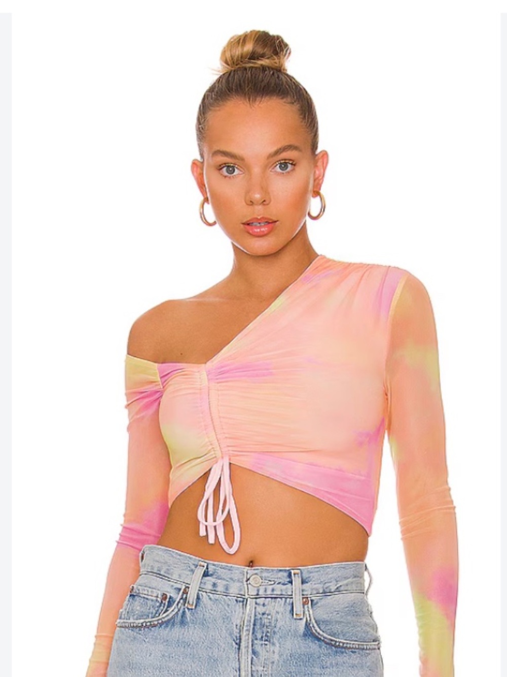 Lovers And Friends Revolve Bash Top One Shoulder Size XSmall Resort Barbie Club